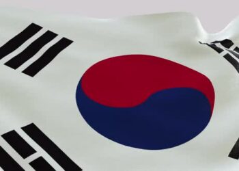 VideoHive Korea South Fabric Flag 47578027