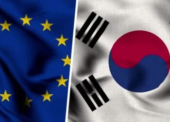 VideoHive Korea South Flag And European Union 47578025