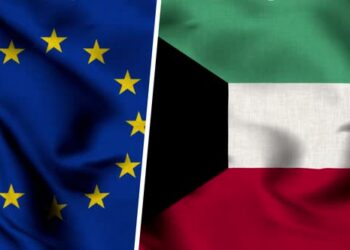 VideoHive Kuwait Flag And European Union 47578024