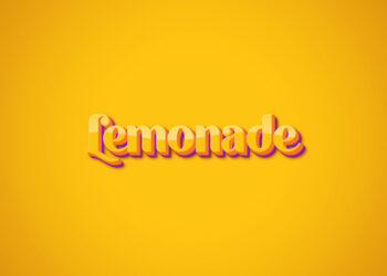 VideoHive Lemonade Typography 47548107