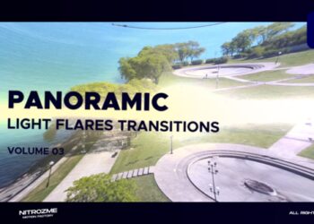 VideoHive Light Flares Panoramic Transitions Vol. 03 for Premiere Pro 47398372