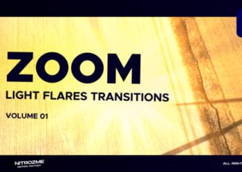 VideoHive Light Flares Zoom Transitions Vol. 01 for Premiere Pro 47398584