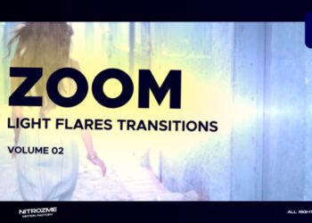 VideoHive Light Flares Zoom Transitions Vol. 02 for Premiere Pro 47398608