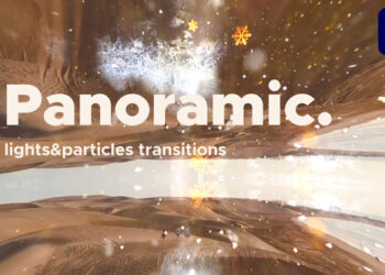 VideoHive Lights & Particles Panoramic Transitions for Premiere Pro Vol. 01 47411072