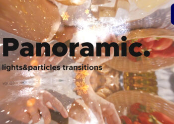 VideoHive Lights & Particles Panoramic Transitions for Premiere Pro Vol. 03 47411118