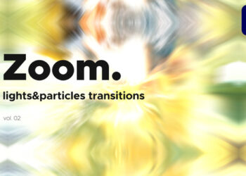 VideoHive Lights & Particles Zoom Transitions for Premiere Pro Vol. 02 47411249