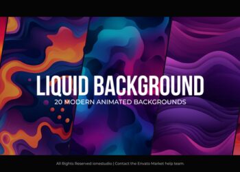 VideoHive Liquid Backgrounds 47706857