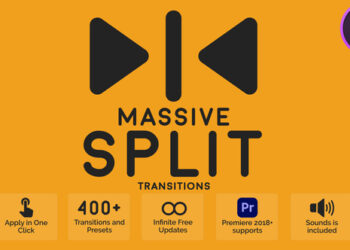 VideoHive Massive Split Transitions 47635765