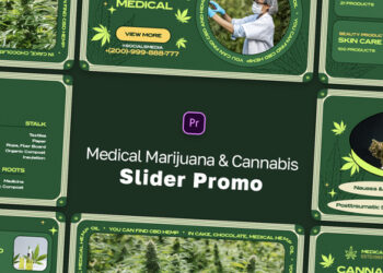 VideoHive Medical Marijuana and Cannabis Promo MOGRT 46930833