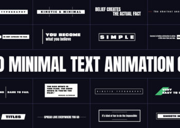 VideoHive Minimal Text Animation for Premiere Pro 47267857