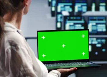 VideoHive Mockup Laptop Mainframes Fixing 47508000