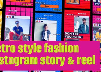 VideoHive Retro Stlye Fashion Instagram Reel ans Vertical Stories | MOGRT 47547771
