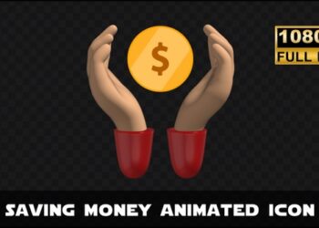 VideoHive Saving Money Animated Icon 47554482