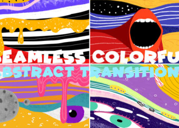 VideoHive Seamless Colorful Abstract Transitions | Premiere Pro MOGRT 47661439