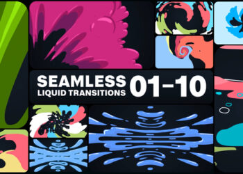 VideoHive Seamless Liquid Transitions for After Effects 47530373