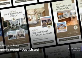 VideoHive Social Media Reels - Property Agent - Just Listed After Effects Template 47648529