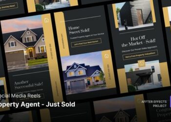 VideoHive Social Media Reels - Property Agent - Just Sold After Effects Template 47648525