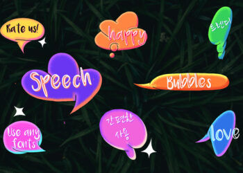 VideoHive Spray Paint Speech Bubbles | Premiere Pro MOGRT 47575567