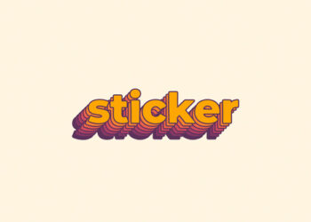 VideoHive Sticker Typography 47548121