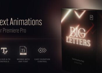 VideoHive Titles for Premiere Pro | Big Letters 47600472