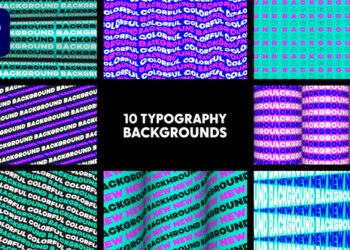 VideoHive Typography Backgrounds 47709893
