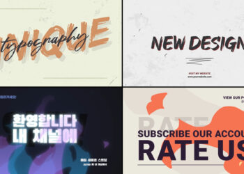 VideoHive Typography Slides for After Effects 47515122