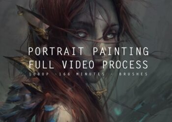 Artstation – LeVuong Portrait Painting – Full video process + Brushes