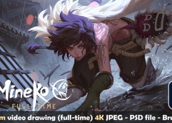 Artstation – Illustration tutorial Mineko: raid