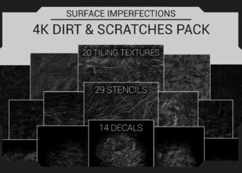 Artstation – Surface Imperfections – Dirt & Scratches Pack