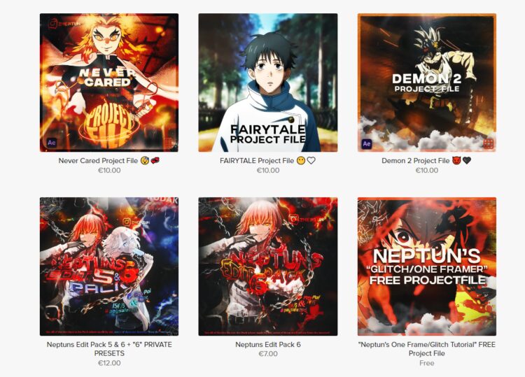 Neptuns Editing Pack Collection