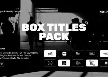 VideoHive Box Titles Pack 48024629