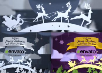 VideoHive Christmas Paper Theather 13718394