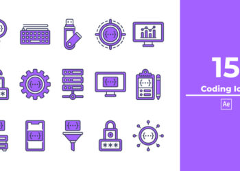 VideoHive Coding Icon After Effect 48023227