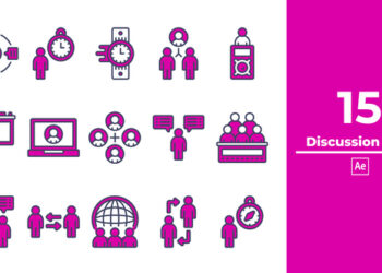 VideoHive Discussion Icon After Effect 47917965