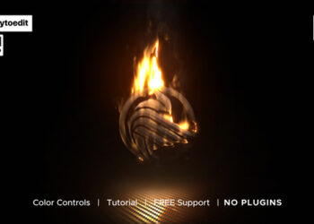 VideoHive Fire Logo Reveal 47859697
