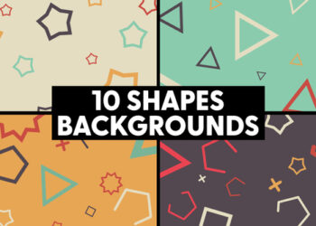 VideoHive Geometric Shapes Backgrounds 47855481