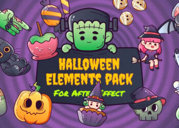 VideoHive Halloween Animated Elements 47926927