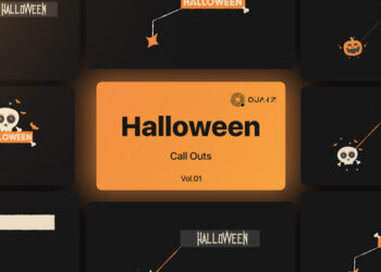 VideoHive Halloween Call Outs Vol. 01 48261326
