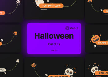 VideoHive Halloween Call Outs Vol. 03 48261347