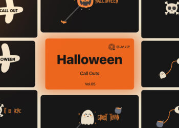 VideoHive Halloween Call Outs Vol. 05 48261362