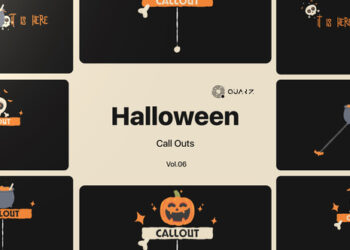 VideoHive Halloween Call Outs Vol. 06 48261370