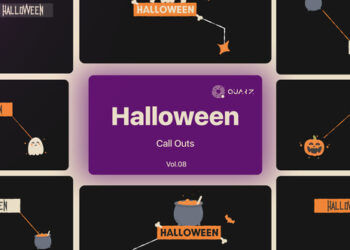 VideoHive Halloween Call Outs Vol. 08 48290646
