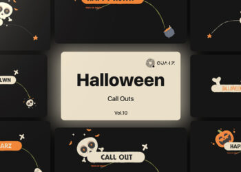 VideoHive Halloween Call Outs Vol. 10 48290651