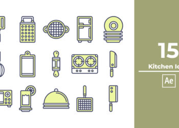 VideoHive Kitchen Icon After Effect 47853521