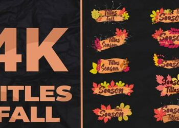 VideoHive Titles Fall 4k 47900641