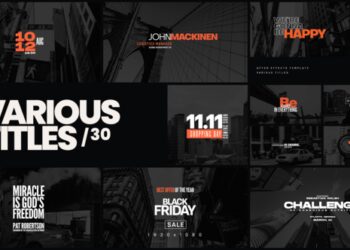 VideoHive Various Titles 30 47874621