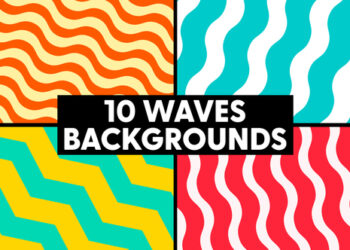 VideoHive Waves Backgrounds 47862885