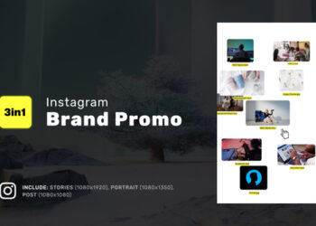 VideoHive Brand Promo - Instagram Stories, Portrait, Square 48833929