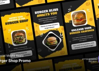 VideoHive Burger Shop Promo - Instagram Food Reels 46284163