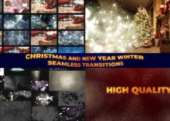 VideoHive Christmas And New Year Winter Seamless Transitions for After Effects 48751165